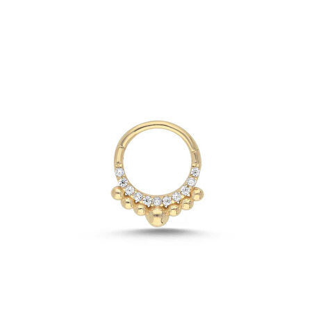 Yarımtur Toplu Helix Piercing