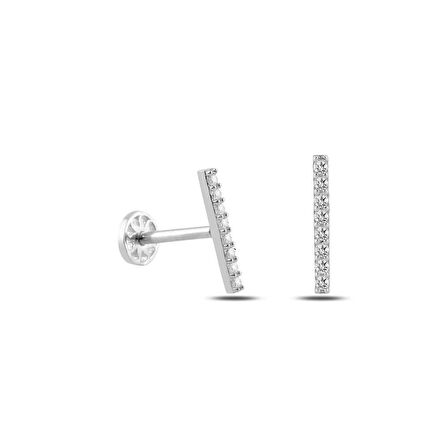 Sekiz Taşlı Çubuk Tragus Piercing