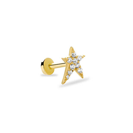 Taşlı Yıldız Tragus Piercing