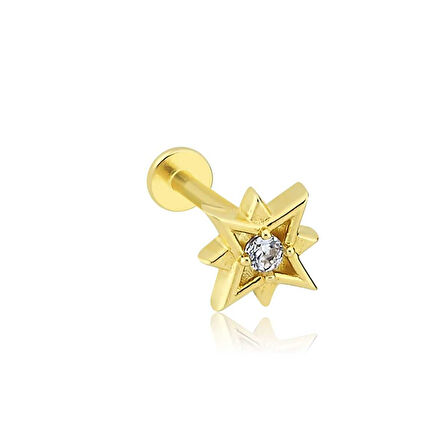 Tektaş Kutup Yıldızı Küçük Tragus Piercing