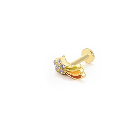 Mineli Kuyruklu Yıldız Tragus Piercing