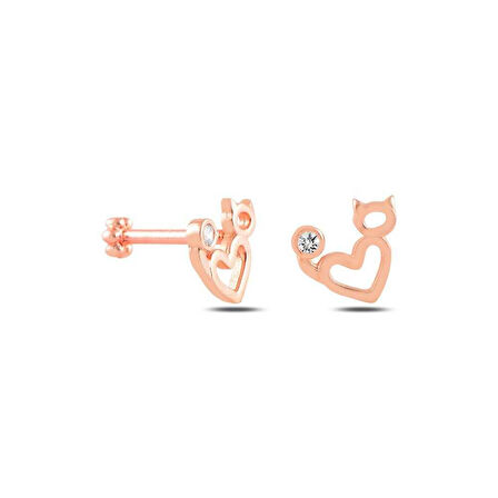 Kedi Sevgisi Tektaş Model Tragus Piercing