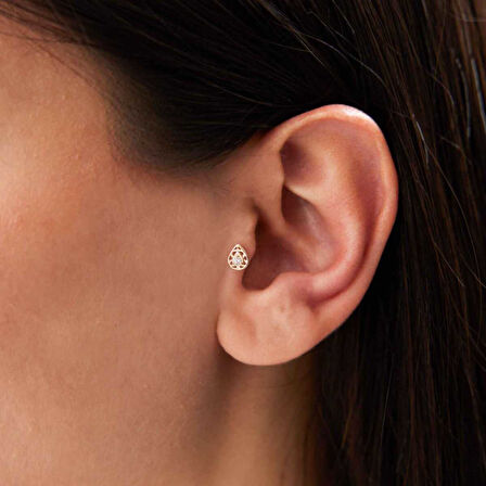 İşleme Damla Tragus Piercing