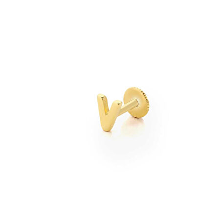 V Harfi Tragus Piercing