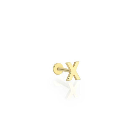 X Harfi Tragus Piercing