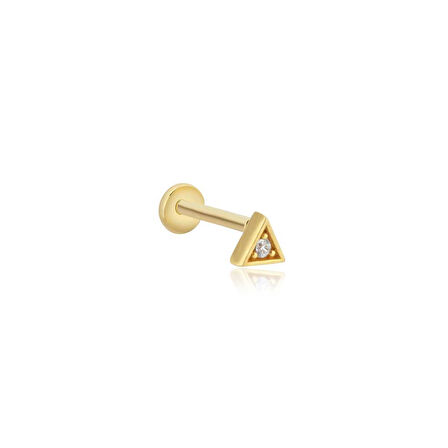 Üçgen Tektaş Küçük Tragus Piercing