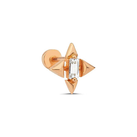 Parlayan Baget Tragus Piercing