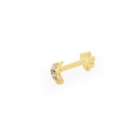 Mini Moon Tragus Piercing