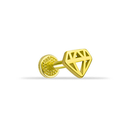Diamond Model Tragus Piercing