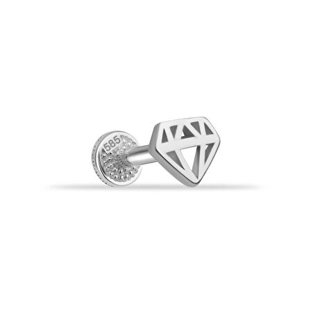 Diamond Model Tragus Piercing