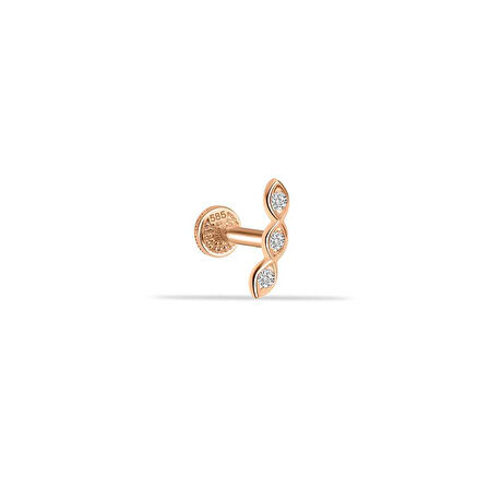Üç Yaprak Tragus Piercing