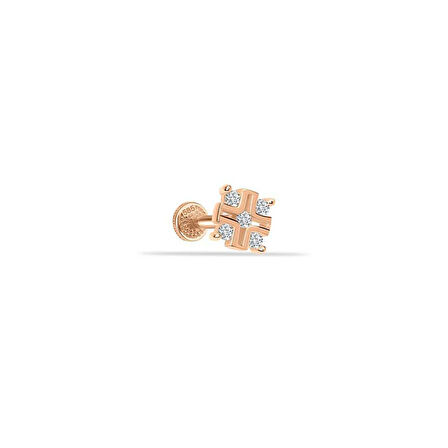 Taşlı Çark Tragus Piercing