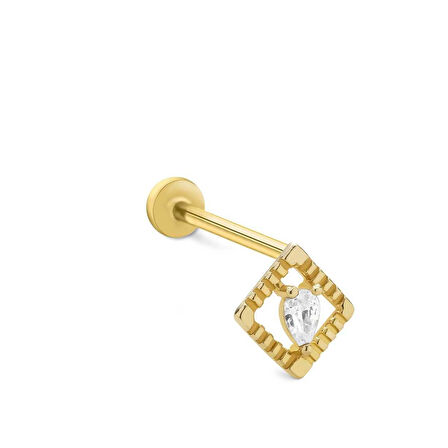 Line Damla Tragus Piercing