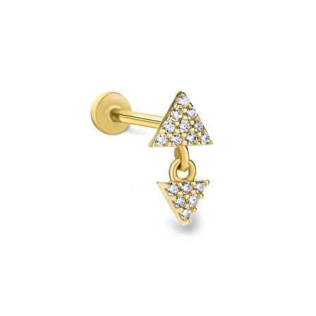 Üçgen Sallantılı Tragus Piercing