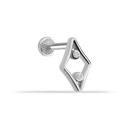 Geometrik Tragus Piercing