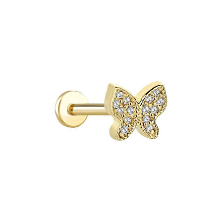 Butterfly Tragus Piercing