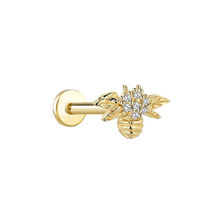 Arı Taşlı Tragus Piercing