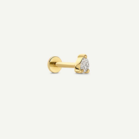 Tek Taş Tragus Piercing