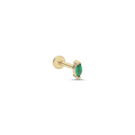 Yeşil Taşlı Tragus Piercing