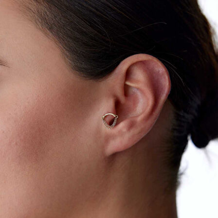 Eğik Çubuklu Birleşik Zincir Tragus Piercing