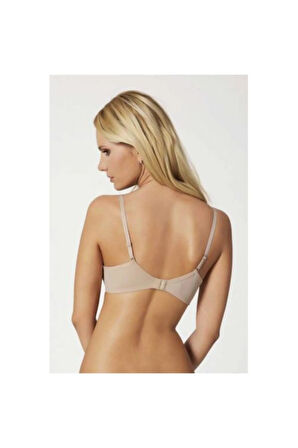 3'lü Paket Kadın Siyah Beyaz Ten Basic Dolgulu Balenli Ortası Ince Kulakçıklı Sütyen 2250