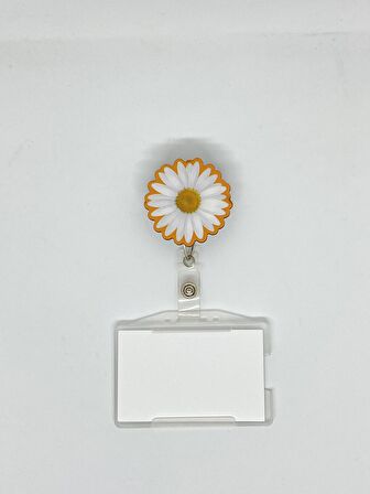 Papatya Temalı Yoyo Kartlık