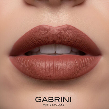 Gabrini Matte Lipgloss Mat Gül Kurusu Likit Ruj