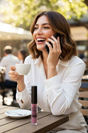 Gabrini Matte Lipgloss Mat Gül Kurusu Likit Ruj