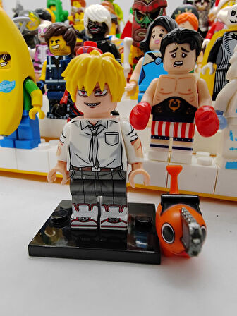 Chainsaw Man Anime Mini Figür Denji ve Pochita X-374