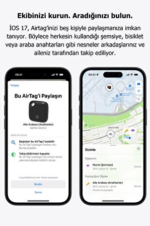 iTag Akıllı Takip Cihazı - İphone mu Bul Uygulamasıyla Çalışır (Apple ile uyumlu)