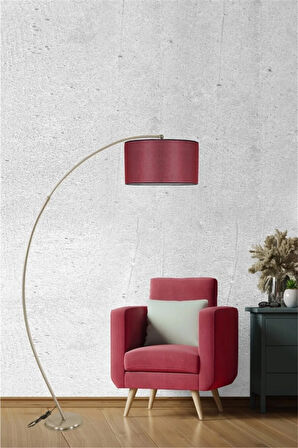 MISRA MAT KROM LAMBADER SİLİNDİR HASIR BORDO ABAJURLU