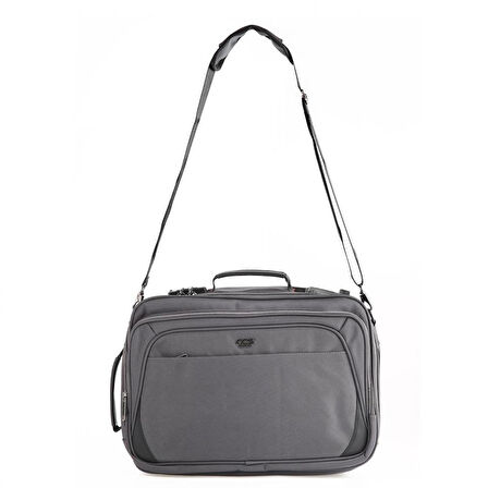 Ççs 51269 Şifreli Usb Laptop ve Evrak Sırt ve Omuz Çantası Gri