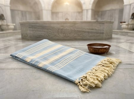 Ludia %100 Pamuklu Peştamal Havlu - Çok Amaçlı Plaj, Banyo Ve Spa Havlusu 93X190 Cm
