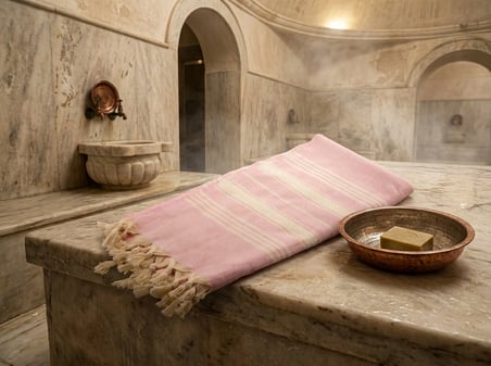 Ludia %100 Pamuklu Peştamal Havlu - Çok Amaçlı Plaj, Banyo Ve Spa Havlusu 93X190 Cm