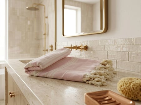Ludia %100 Pamuklu Peştamal Havlu - Çok Amaçlı Plaj, Banyo Ve Spa Havlusu 93X190 Cm