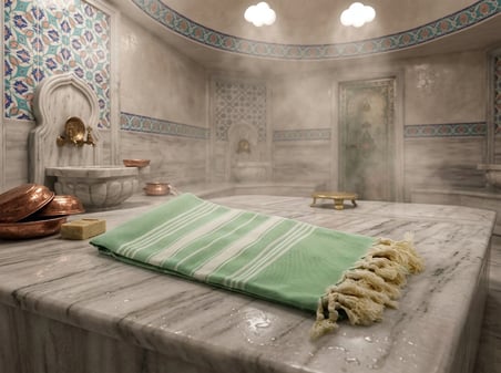 Ludia %100 Pamuklu Peştamal Havlu - Çok Amaçlı Plaj, Banyo Ve Spa Havlusu 93X190 Cm