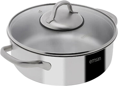 Em san Steel Force Pilav/Karnıyarık Tencere 24 cm