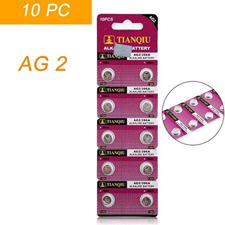 Alkalin AG2 Pil LR726H/396A Saat Pili Terazi Tartı Oyuncak Pili