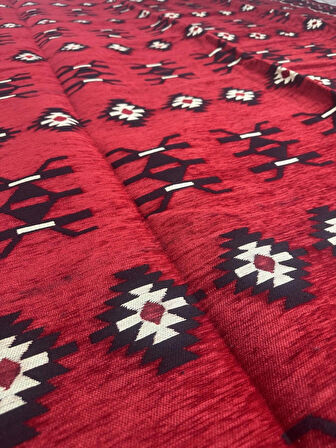 Etnik Motifli Otantik Dekoratif Kilim Desenli Halı (200cmx300cm) M1