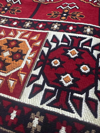 Etnik Motifli Otantik Dekoratif Kilim Desenli Halı (200cmx300cm) M2