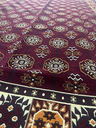Etnik Motifli Otantik Dekoratif Kilim Desenli Halı (200cmx300cm) M3
