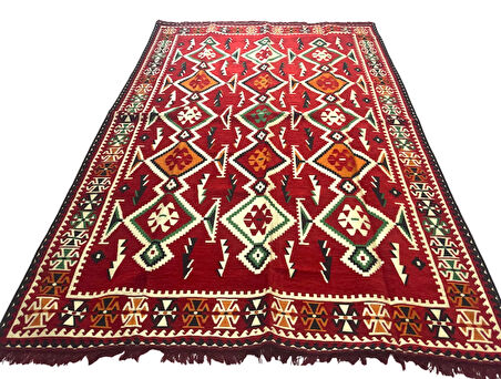 Ürün Adı Etnik Motifli Otantik Dekoratif Kilim Desenli Halı (200cmx300cm) M4
