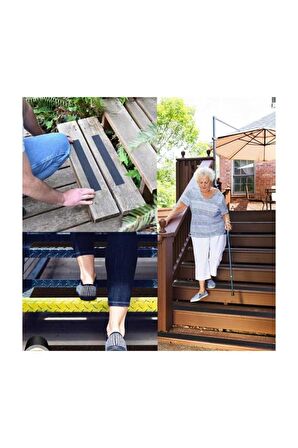 KKDAVM 5 Adet Yapışkanlı Merdiven Kaydırmaz Bandı - Kaymaz Bant 5 Cm Genişlik 25 M Uzunluk