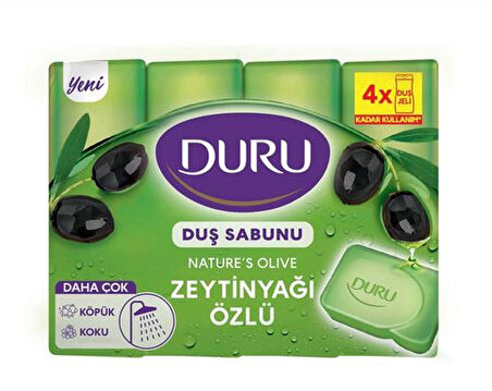 Duru Natural Olive Zeytinyağlı Duş Sabunu 4X150 GR