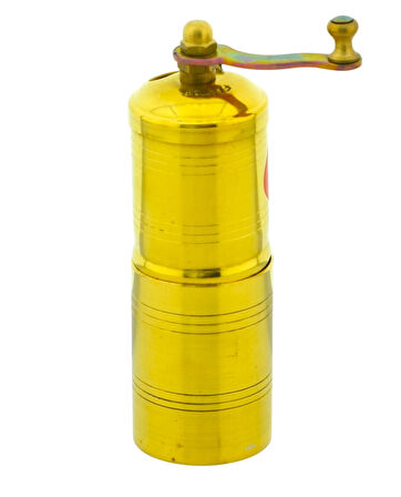 Pirinç El Yapımı Karabiber Değirmeni Öğütücü (4cmx13cm)