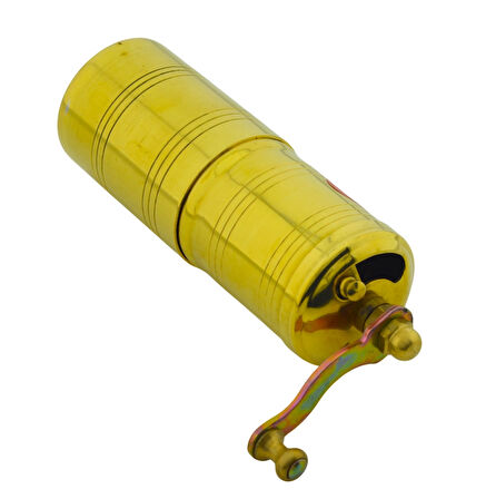 Pirinç El Yapımı Karabiber Değirmeni Öğütücü (4cmx13cm)