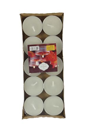 Tealight Mum 10 Lu Özel Günler İçin Mum Yuvarlak Mum