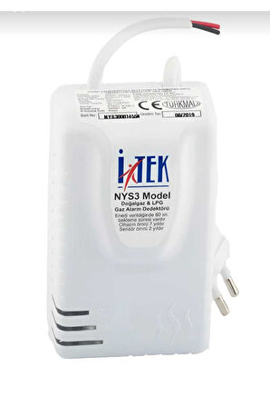 İTEK NYS3 ALARMLI GAZ DEDEKTÖRÜ