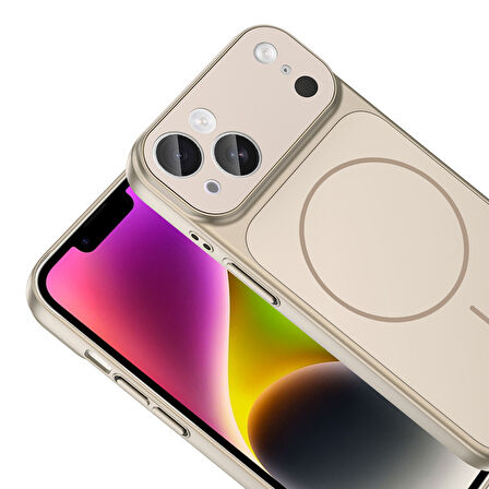 iPhone 15 Kılıf Kablosuz Şarj Özellikli Kamera Korumalı Formen Kapak