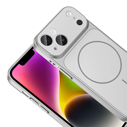 iPhone 15 Kılıf Kablosuz Şarj Özellikli Kamera Korumalı Formen Kapak